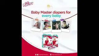 Pakistan&rsquo;s No.1 baby diapers are for babies of all age groups | Baby Master