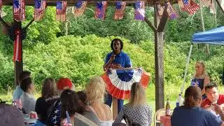Marcus C Williams speaking at the Patriots Picnic 2023 #MarcusCWilliams #TeamMarcus