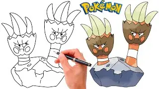 How To Draw BINACLE POKEMON #688 | Generation 6