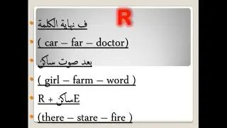 Rنطق ف اللهجة البريطانية / How to pronounce the R sound British accent