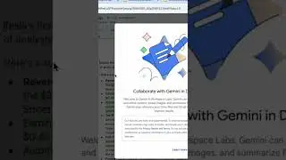 Экспорт результатов Gemini в документ Google