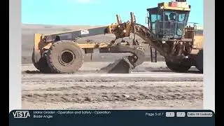 Motor Grader - Operation and Safety by VISTA