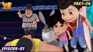 Gintu Vs Boxer Tango | S03E31 | Part 04 | Gintu Ki Boxing | Vir The Robot Boy in Hindi