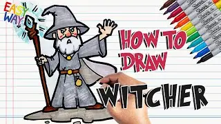How to Draw Witcher. #drawing #kidsvideo #easydrawing #kids #kidssong #kidslearning #nurseryrhymes