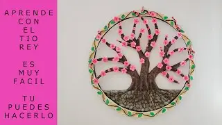 COMO HACER UN BONSAI EN UN CUADRO MUY FACIL Y ECONOMICO