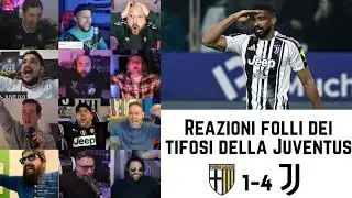 Reazioni folli dei tifosi della Juventus dopo PARMA 1-4 JUVENTUS | Serie A G23