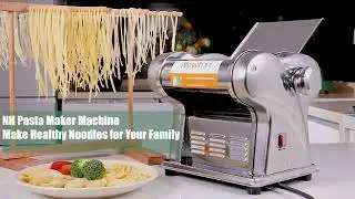 Newhai pasta maker machine/How to make chewy noodles at home