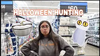 ULTIMATE HALLOWEEN DECOR HUNTING at Walmart! | spooky finds on a budget + setting up the gifts bags