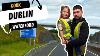 A full work day on the road🚗 | Cork➡️Waterford➡️Dublin (With my daughter) | Burger King for lunch🍔
