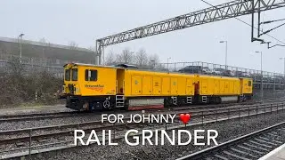 Network Rail, rail grinder at Tring Station
