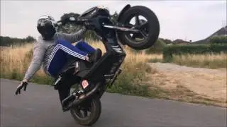Pr&eacute;sentation Mbk Stunt / Whelling Stunt .