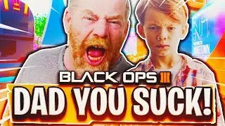 Little kid Trash Talks His DAD on Black Ops 3! (BO3 Funny Moments)