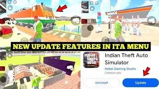 New Custom Train in Indian Theft Auto Simulator New Update 🤯🔥| Marketplace in City 🤩| Harsh in Game 