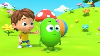 Fall Guys Naughty Bean Rolled Off the Track | Funny Toddler Song | Kids Rhymes