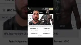 Thoughts? #sportsbetting #ufc #tomaspinall  #viral #fyp #sports #gambling
