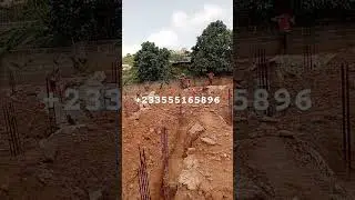 Foundation blocks laying of a two bedrooms apartments at Kwabenya -Accra #residentialproject