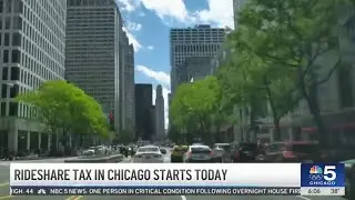 New &lsquo;Congestion Fee' in effect for Lyft, Uber rides in Chicago