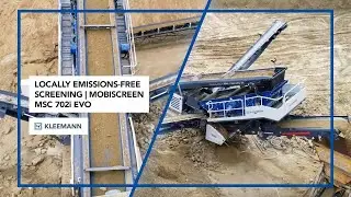 MOBISCREEN MSC 702i EVO Screening Plant with Dual Power Screening Quartz Sand