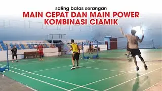Match saling smash keras dan netting tipis! Adi Walid vs Dede Rian - Match Badminton