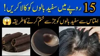 White Hair Problem Solution | املتاس amaltas Grey Hair Black Naturally at Home 😘