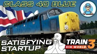 BR class 40 Blue loco Startup