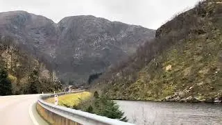 Crossing #fjord and #mountain #october 25&rsquo; #norway Westcoast #naturebeauty