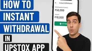 Instant withdrawal in Upstox app , upstox app mein instant withdraw kaise karen