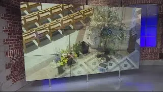 Flower Guild at Washington National Cathedral prepare for Easter Sunday services