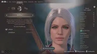 How to create Ciri from The Witcher in Baldur's Gate 3 #baldursgate3 #gaming #ps5 #sony