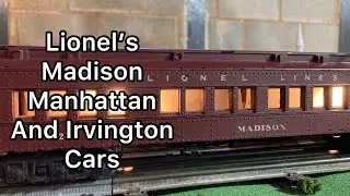 Lionel &ldquo;Manhattan&rdquo; Passenger cars!  Circa. 1948