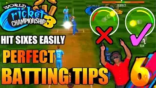 🔥WCC3 PERFECT BATTING TIPS | HIT SIXES EASILY IN WCC3 | WCC3 MAI PERFECT BATTING KESE KARE