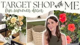 *NEW* TARGET SHOP WITH ME | New Summer Decor at Target and Target Dollar Spot