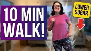 10 Min Morning Walking Workout for Type 2 Diabetes | Gentle Exercise to Control Glucose