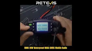 RETEVIS RB86 20W Waterproof NOAA GMRS Mobile Radio