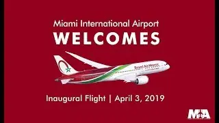 Royal Air Maroc Inaugural Flight