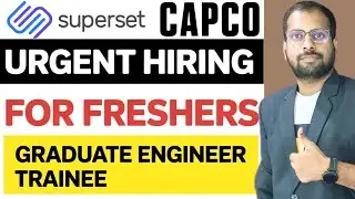 Superset Hirings Don't Miss | NEC, Capco, Infoane Jobs | Graduate Engineer Trainee