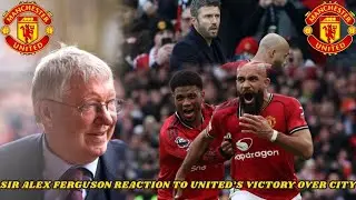 SIR ALEX FERGUSON BREAKS SILENCE AFTER MAN UNITED STUN MAN CITY 2-0 DESPITE THREE GOALS RULED OUT 