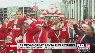 Las Vegas Great Santa Run returns to downtown this Saturday