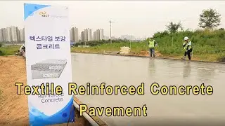 Construction of Textile Reinforced Concrete Pavement