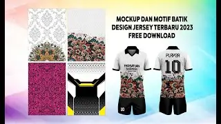Mockup dan Motif Batik Jersey Free Download || Part #2