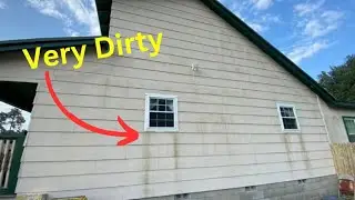 Soft Washing a 2 Story House!