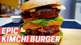 How to make an epic gochujang kimchi burger!