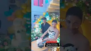 Dev Celebrate Rukmini 2025 Birthday Party Evening #devadhikari #rukminimaitra #viral #shorts #reels