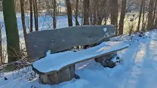 Wanderweg bei -7 Grad Richtung O.Schanze am 10.01.26