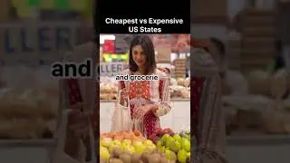 Cheapest vs Most Expensive US States &ndash; The Price Gap Will Shock You 💸🇺🇸 #usstates  #costofliving