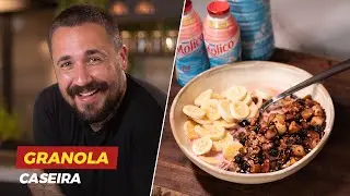 GRANOLA CASEIRA C/ IOGURTE - Léo Abreu
