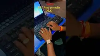 Bsf head constable 2022 typing/#shortsvideo /#fast typing/#MRASAMITI