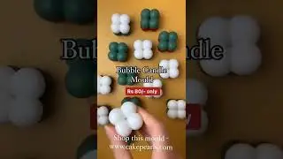 Bubble Candle Mould: Create Trendy & Unique Candles | Cake Pearls #bubblecandlemould #candlemaking