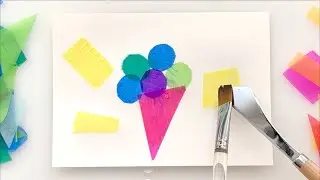 Color Paper Play | How to paint with water and paper without paint &nbsp;&nbsp;&diams;️🟦&nbsp;🟡