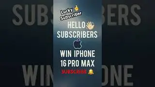 Win iPhone 16 Pro Max | Subscribe fast to Win iPhone #winiphone #win #shorts #lucky #luck #iphone